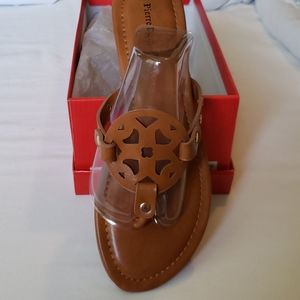 Pierre Dumas new tan sandal